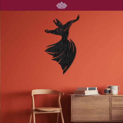 Whirling Sufi Decor | Wall Art for Large Living Room Wall